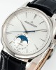 Jaeger-LeCoultre Master Ultra Thin Moon 1368430 SS APS Factory 1:1 Best Edition White Dial