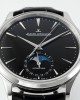 Jaeger-LeCoultre Master Ultra Thin Moon 1368471 SS APS Factory 1:1 Best Edition Black Dial