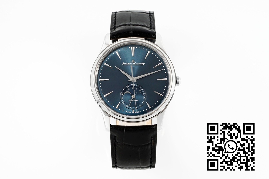 Jaeger-LeCoultre Master Ultra Thin Moon 1368480 SS ZF Factory 1:1 Best Edition Blue Dial