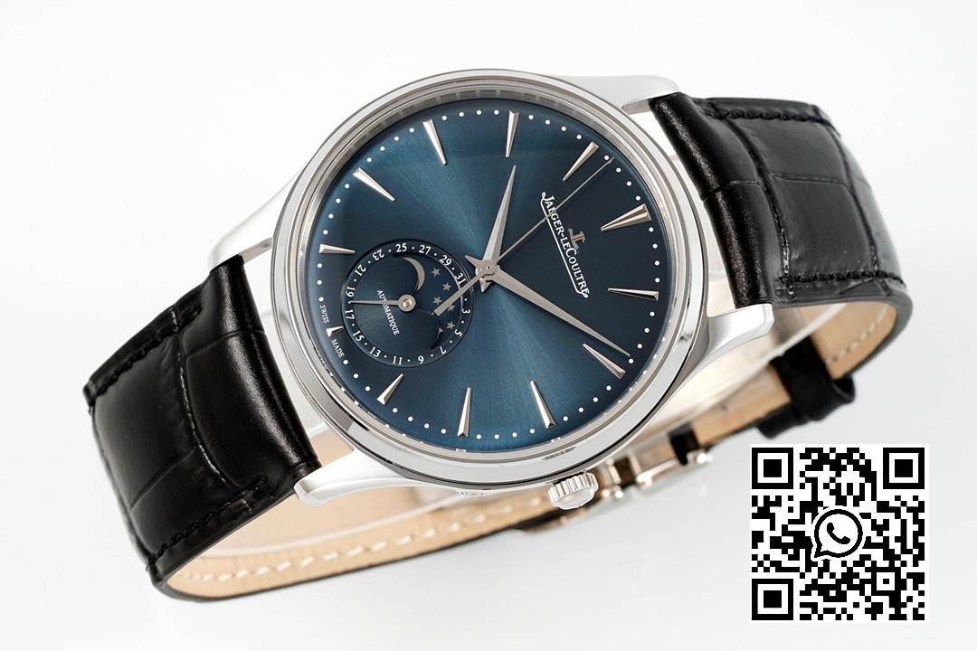 Jaeger-LeCoultre Master Ultra Thin Moon 1368480 SS ZF Factory 1:1 Best Edition Blue Dial