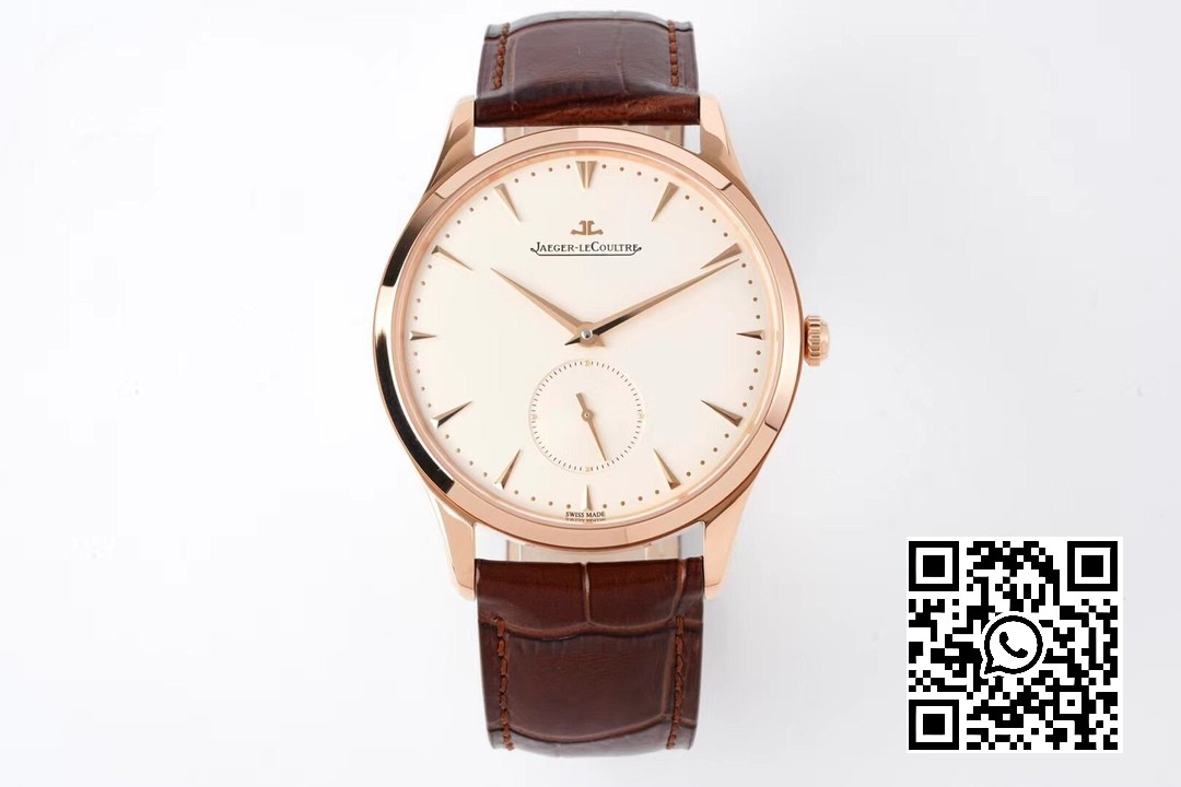 Jaeger-LeCoultre Master Ultra Thin Small Second 1352520 RG ZF Factory 1:1 Best Edition White Dial