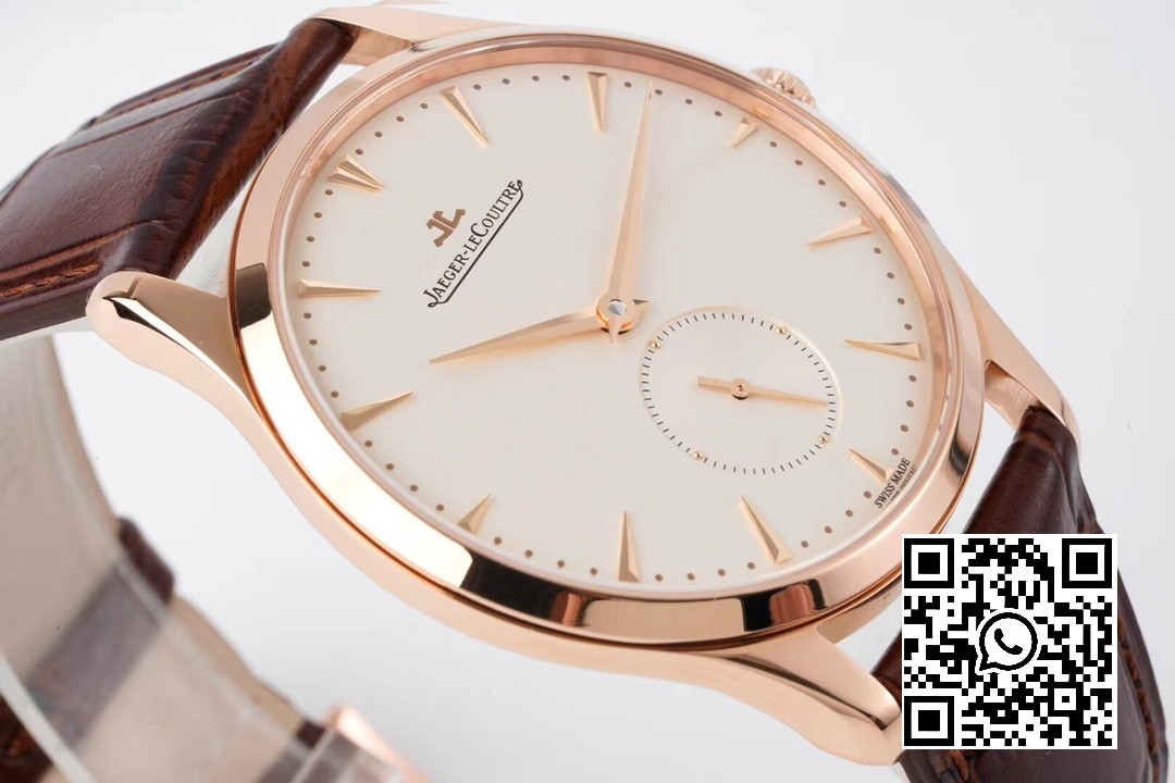 Jaeger-LeCoultre Master Ultra Thin Small Second 1352520 RG ZF Factory 1:1 Best Edition White Dial