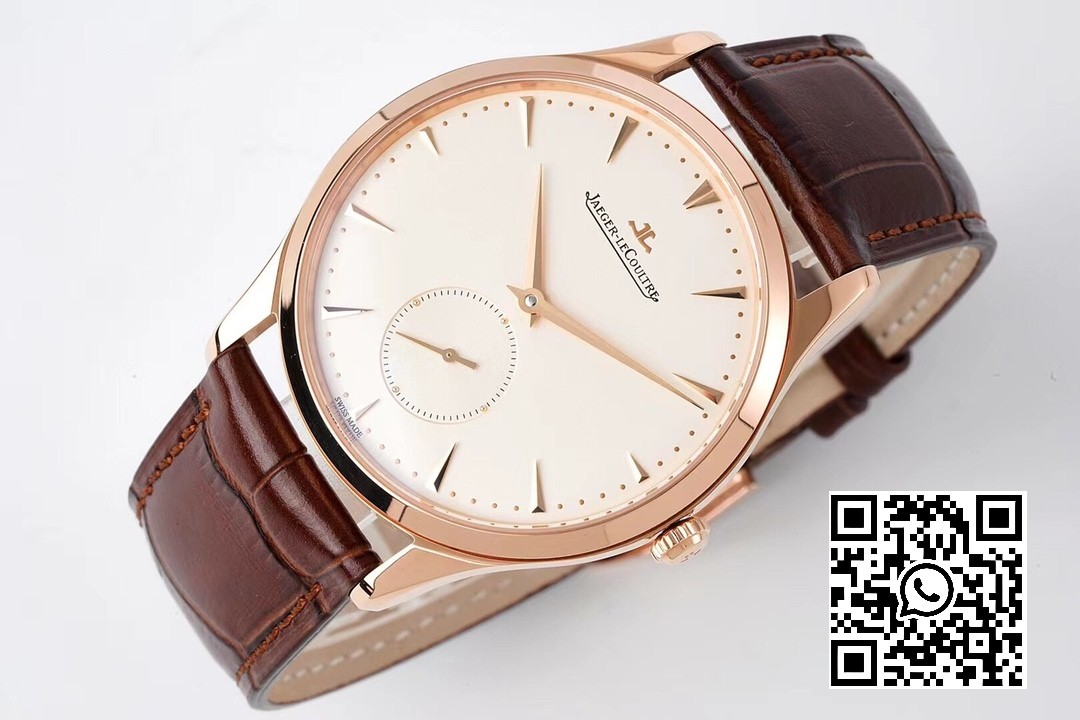 Jaeger-LeCoultre Master Ultra Thin Small Second 1352520 RG ZF Factory 1:1 Best Edition White Dial