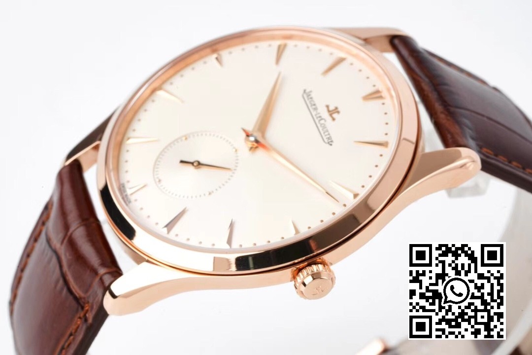 Jaeger-LeCoultre Master Ultra Thin Small Second 1352520 RG ZF Factory 1:1 Best Edition White Dial