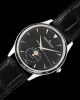 Jaeger-LeCoultre Master Ultra Thin Moon 1358470 SS AZ Factory 1:1 Best Edition Black Dial