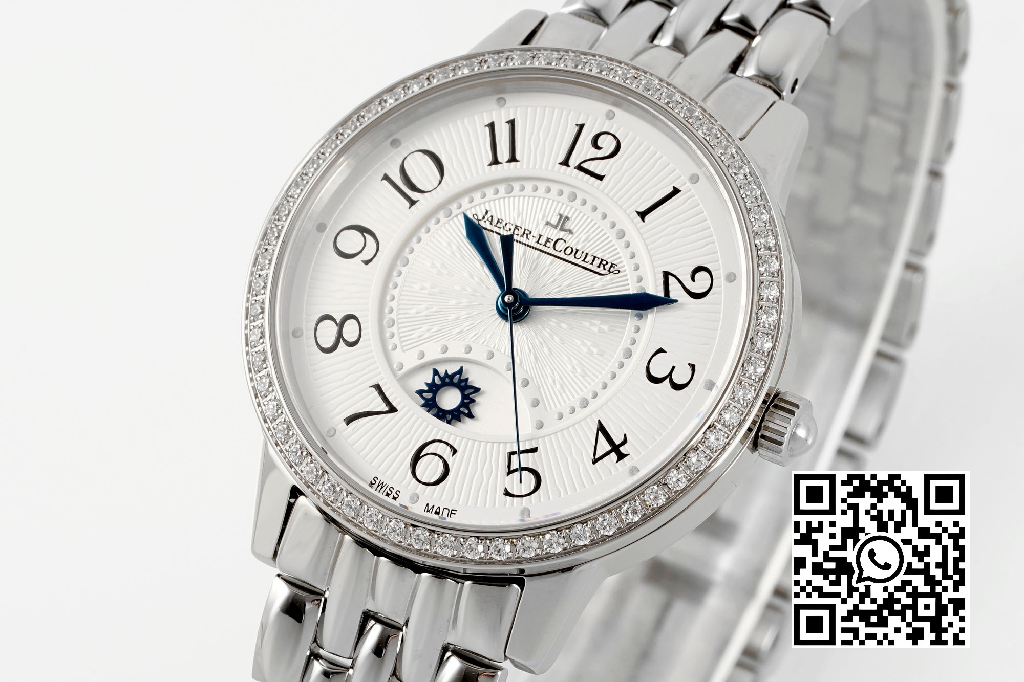 Jaeger-LeCoultre Rendez-Vous JL Night & Day 3448130 SS APS Factory 1:1 Best Edition White Textured Dial