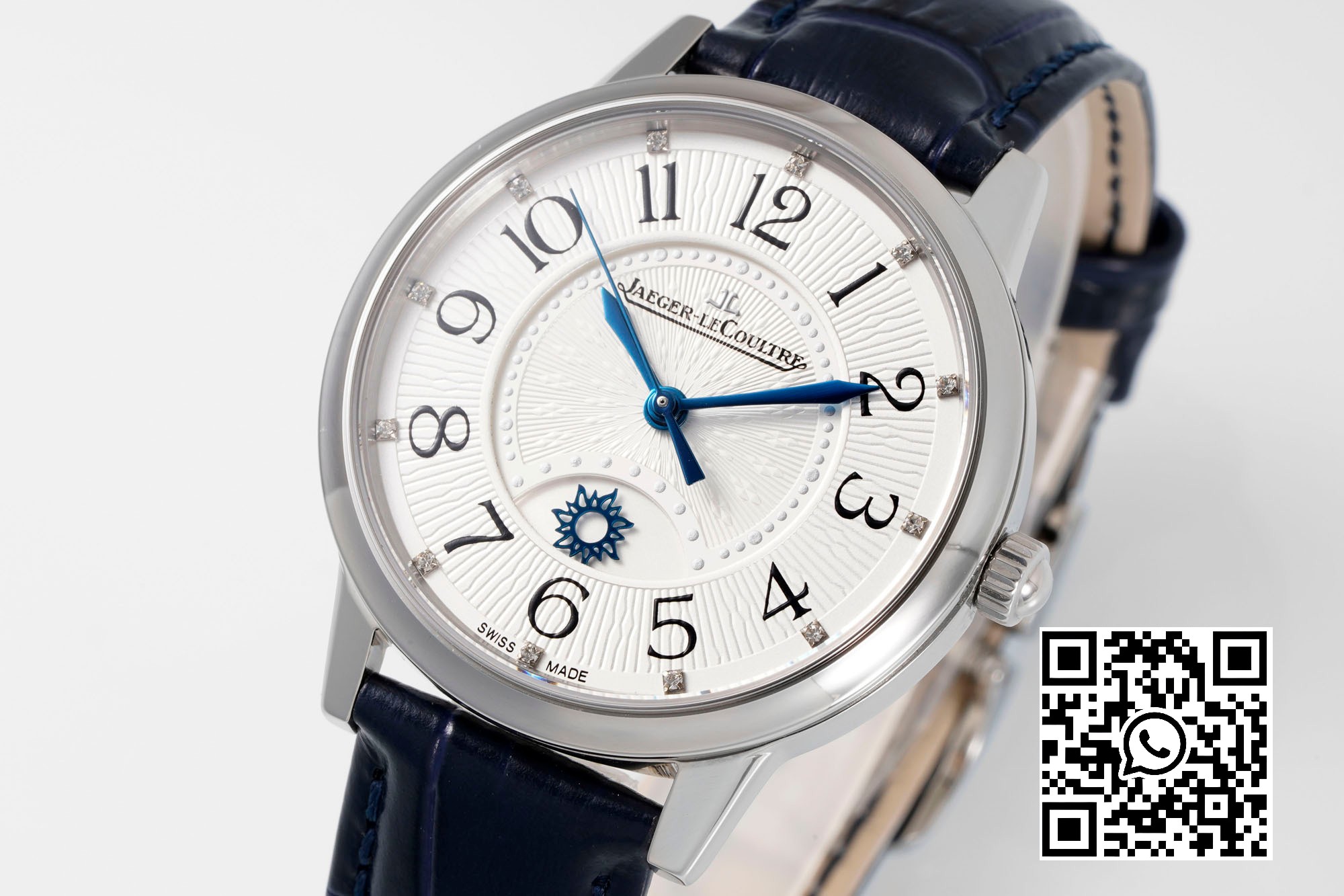 Jaeger-LeCoultre Rendez-Vous JL Night & Day 3448410 SS APS Factory 1:1 Best Edition White Textured Dial