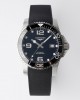 Longines Conquest L3.781.4.56.6 SS Black Ceramic Bezel SS ZF Factory 1:1 Best Edition Black Dial