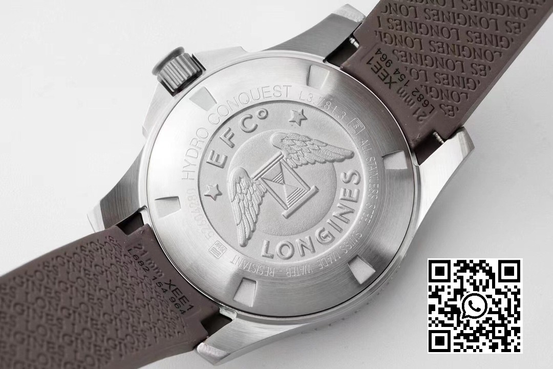 Longines Conquest L3.781.4.56.6 SS Gray Ceramic Bezel SS ZF Factory 1:1 Best Edition Gray Dial