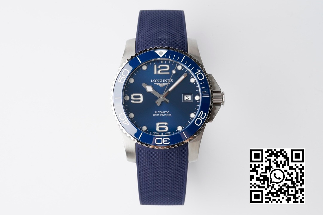 Longines Conquest L3.781.4.96.9 SS Blue Ceramic Bezel SS ZF Factory 1:1 Best Edition Blue Dial