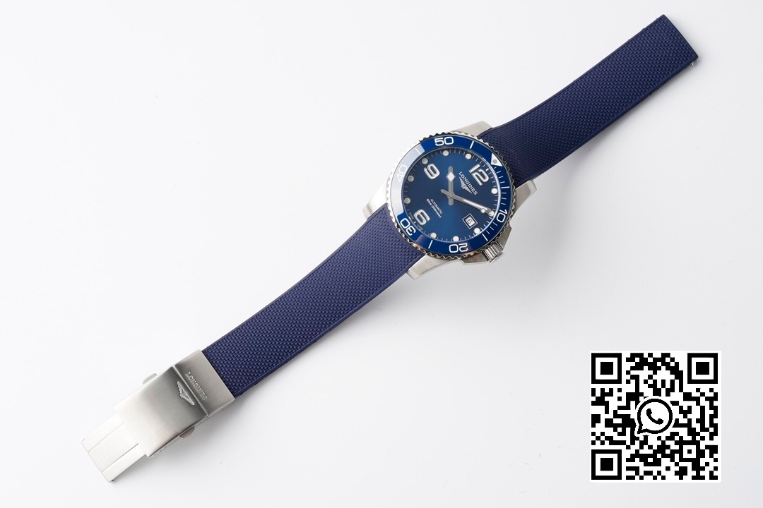 Longines Conquest L3.781.4.96.9 SS Blue Ceramic Bezel SS ZF Factory 1:1 Best Edition Blue Dial