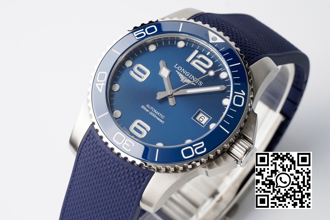 Longines Conquest L3.781.4.96.9 SS Blue Ceramic Bezel SS ZF Factory 1:1 Best Edition Blue Dial