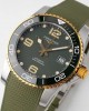 Longines Conquest L3.781.3.06.9 SS/YG Green Ceramic Bezel SS ZF Factory 1:1 Best Edition Green Dial