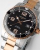 Longines Conquest L3.781.3.58.7 SS/RG Black Ceramic Bezel SS ZF Factory 1:1 Best Edition Black Dial