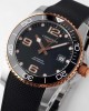 Longines Conquest L3.781.3.58.9 SS/GR Black Ceramic Bezel SS ZF Factory 1:1 Best Edition Black Dial