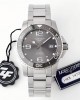 Longines Conquest L3.781.4.06.6 Grey Ceramic Bezel SS ZF Factory 1:1 Best Edition Grey Dial