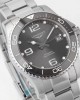 Longines Conquest L3.781.4.06.6 Grey Ceramic Bezel SS ZF Factory 1:1 Best Edition Grey Dial