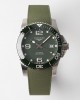 Longines Conquest L3.781.4.06.9 SS Green Ceramic Bezel SS ZF Factory 1:1 Best Edition Green Dial