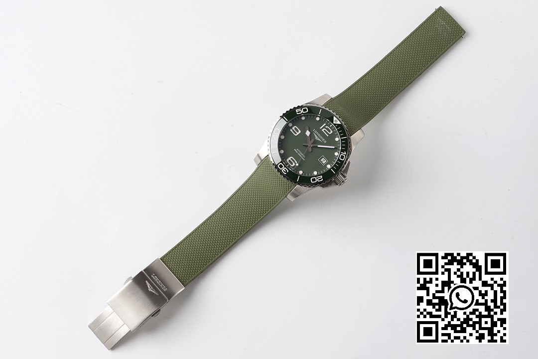 Longines Conquest L3.781.4.06.9 SS Green Ceramic Bezel SS ZF Factory 1:1 Best Edition Green Dial