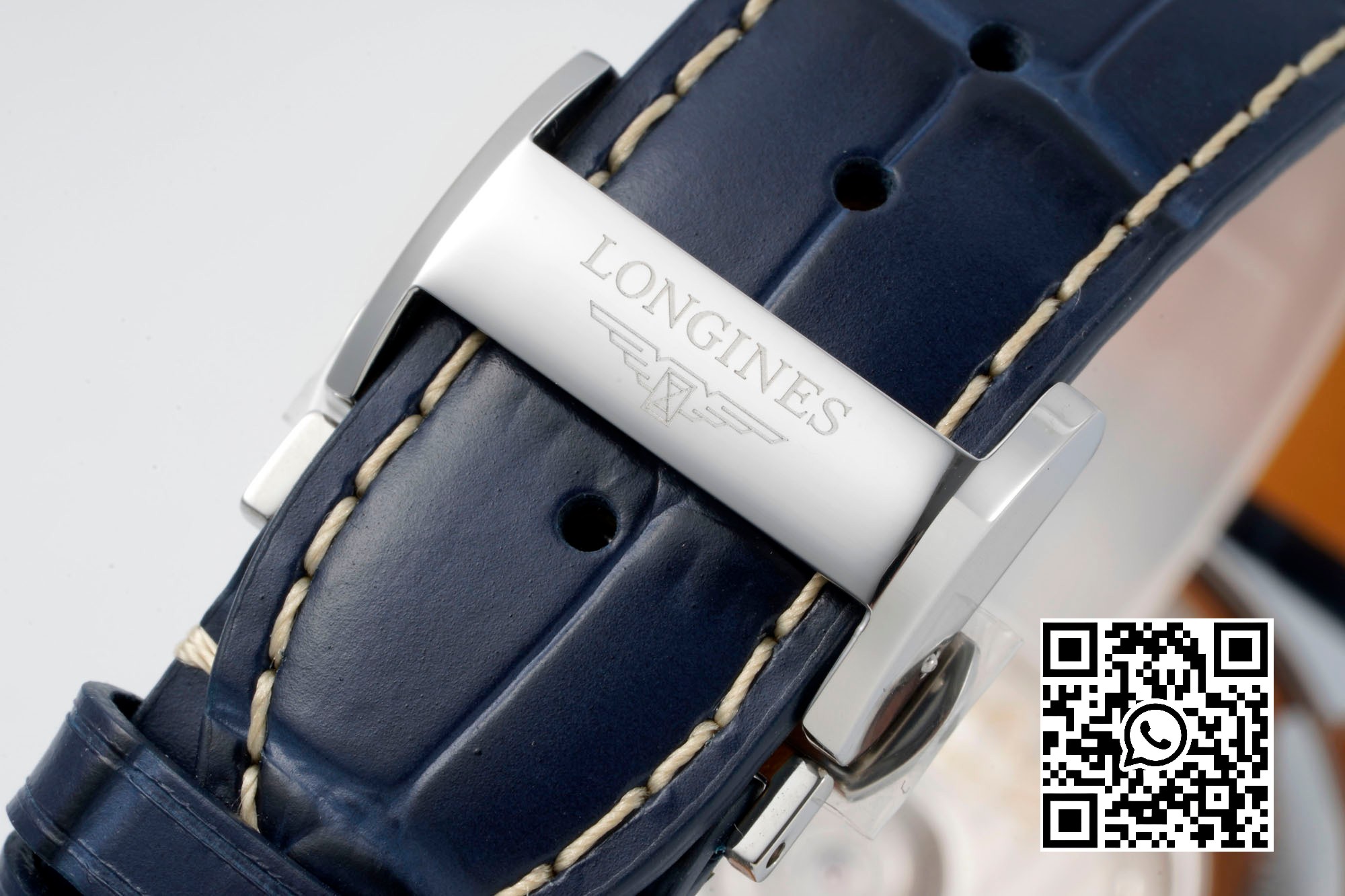 Longines Master Moonphase SS APS Factory 1:1 Best Edition Blue Diamonds Dial