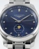 Longines Master Moonphase SS APS Factory 1:1 Best Edition Blue Diamonds Dial