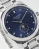 Longines Master Moonphase SS APS Factory 1:1 Best Edition Blue Diamonds Dial