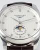 Longines Master Moonphase SS APS Factory 1:1 Best Edition White Diamonds Dial