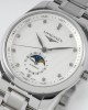 Longines Master Moonphase SS APS Factory 1:1 Best Edition White Diamonds Dial