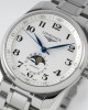 Longines Master Moonphase SS APS Factory 1:1 Best Edition White Numeral Dial