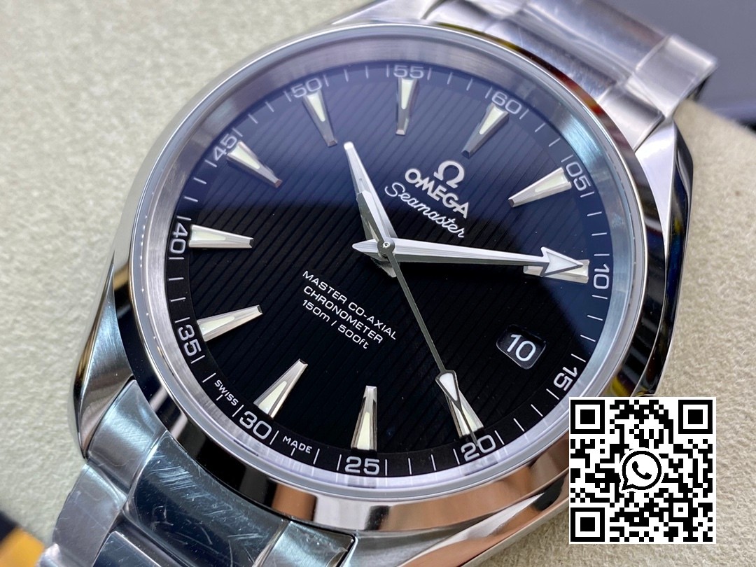 Omega Aqua Terra 150M SS VS Factory 1:1 Best Edition Black Textured Dial