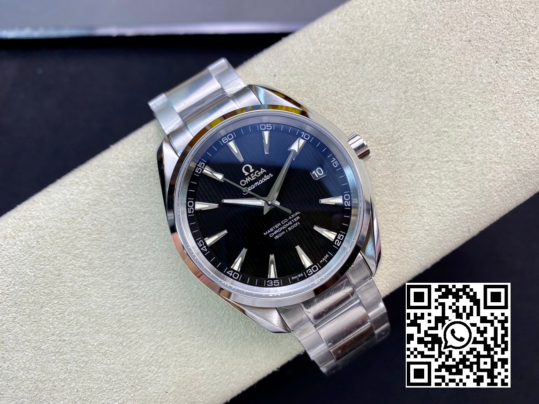 Omega Aqua Terra 150M SS VS Factory 1:1 Best Edition Black Textured Dial