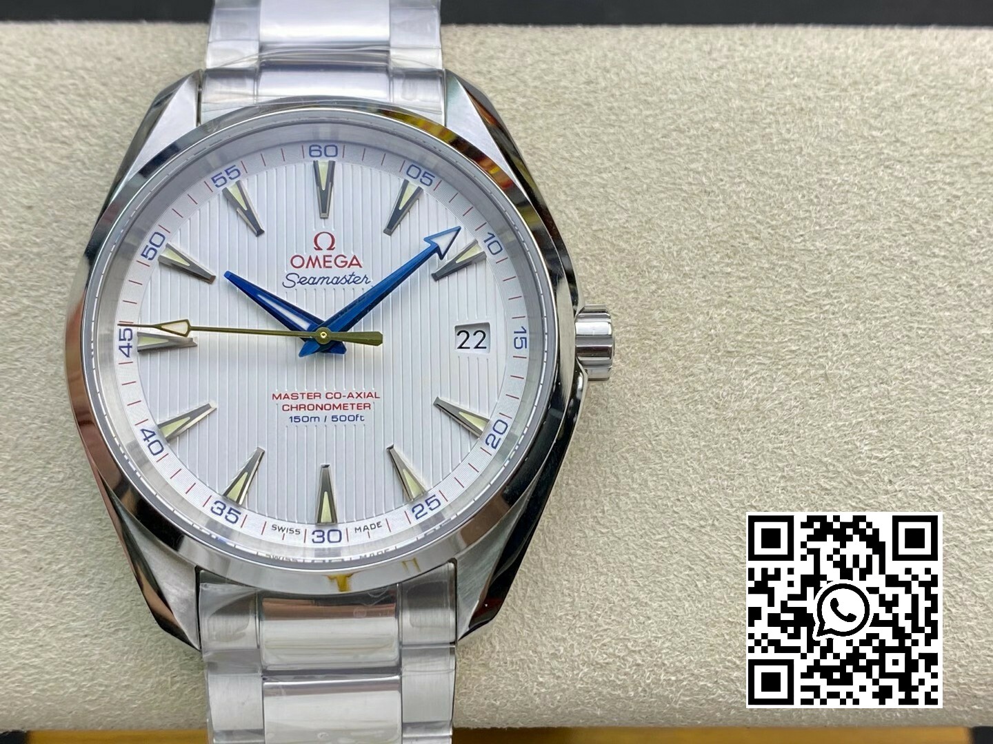 Omega Aqua Terra 150M SS VS Factory 1:1 Best Edition White Dial