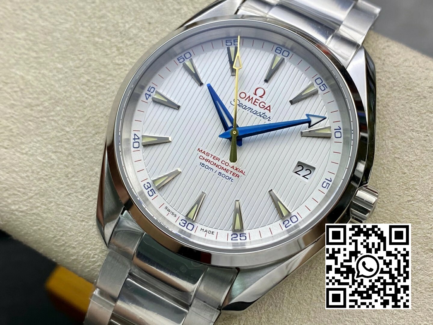 Omega Aqua Terra 150M SS VS Factory 1:1 Best Edition White Dial