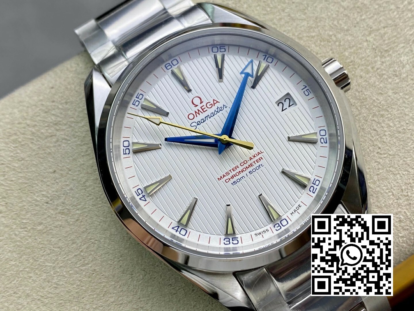 Omega Aqua Terra 150M SS VS Factory 1:1 Best Edition White Dial