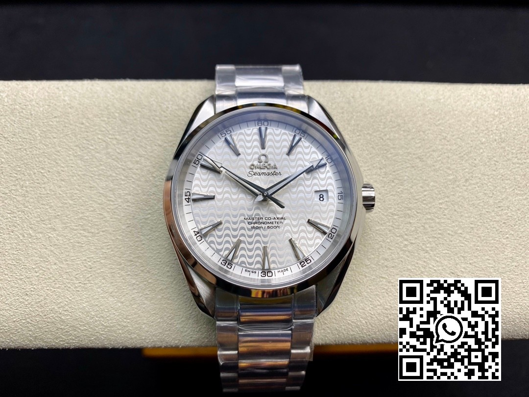 Omega Aqua Terra 150M SS VS Factory 1:1 Best Edition White Wave Textured Dial