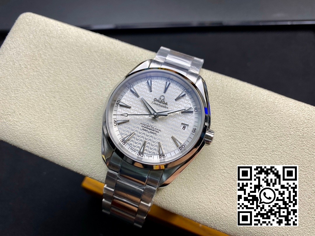 Omega Aqua Terra 150M SS VS Factory 1:1 Best Edition White Wave Textured Dial