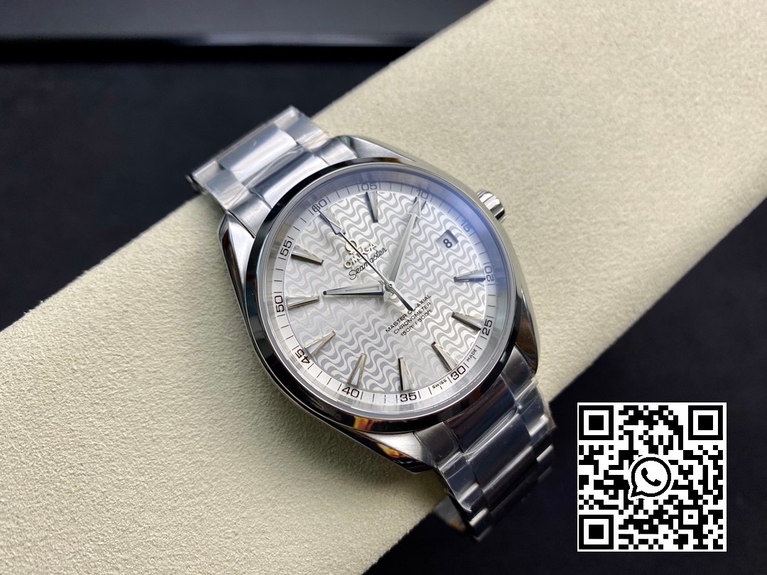 Omega Aqua Terra 150M SS VS Factory 1:1 Best Edition White Wave Textured Dial