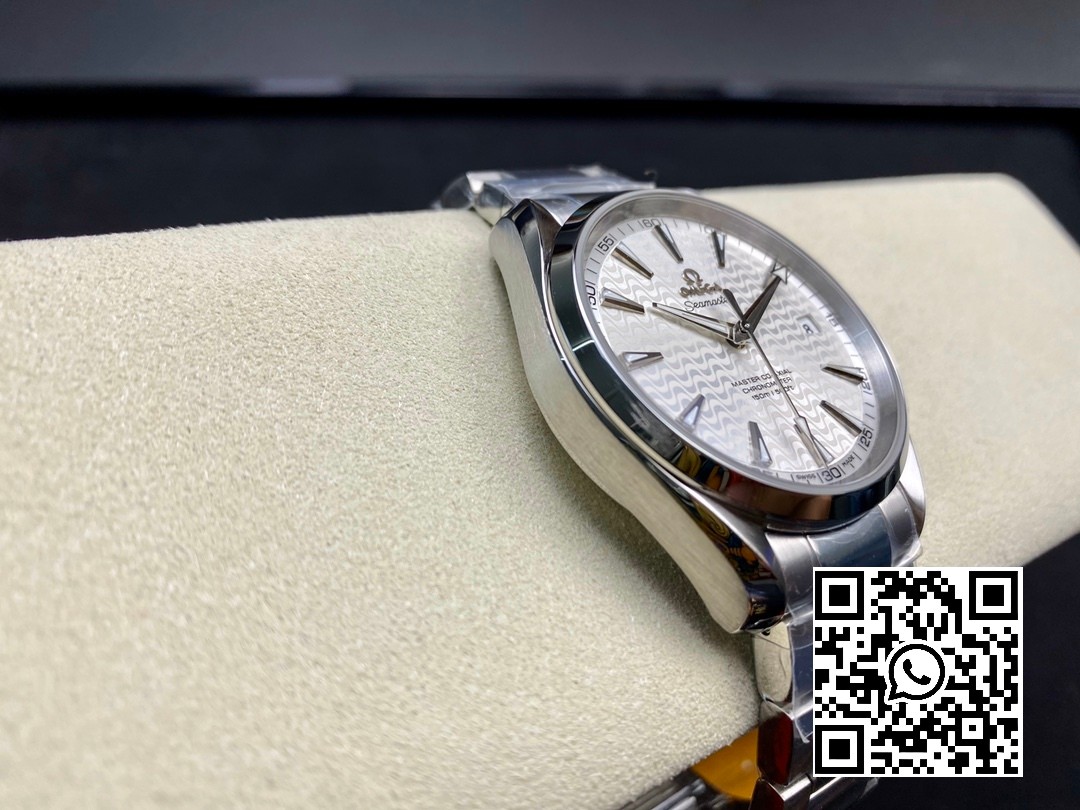 Omega Aqua Terra 150M SS VS Factory 1:1 Best Edition White Wave Textured Dial