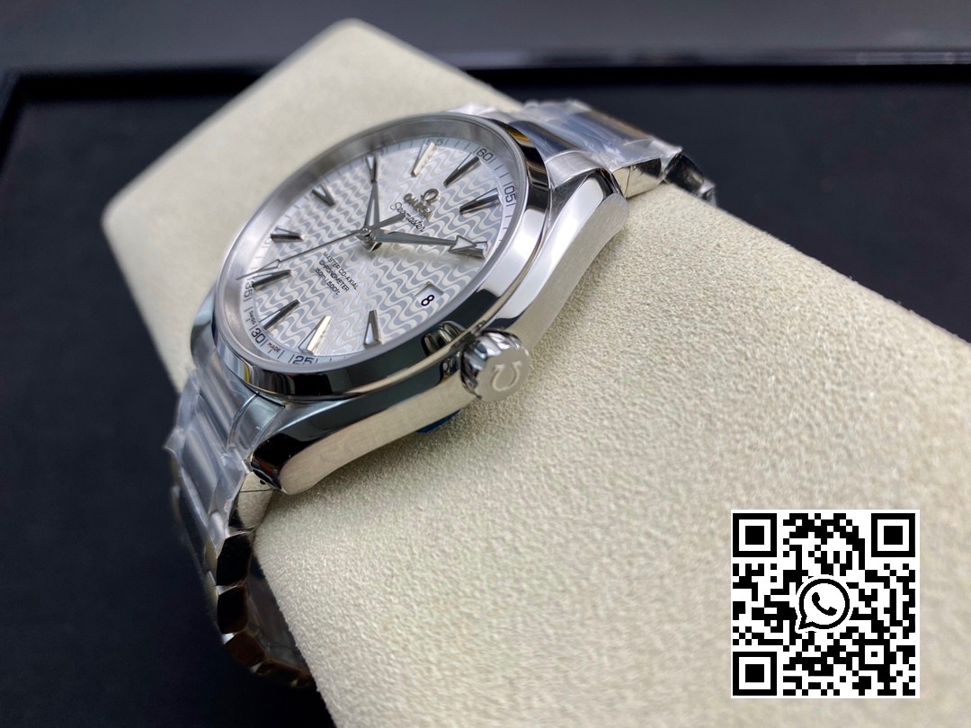 Omega Aqua Terra 150M SS VS Factory 1:1 Best Edition White Wave Textured Dial