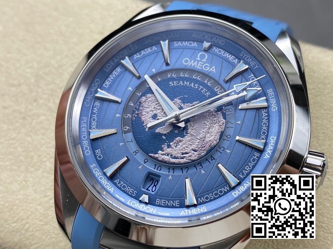 Omega Aqua Terra 150M 43mm 24 VS Factory 1:1 Best Edition Summer Blue Dial