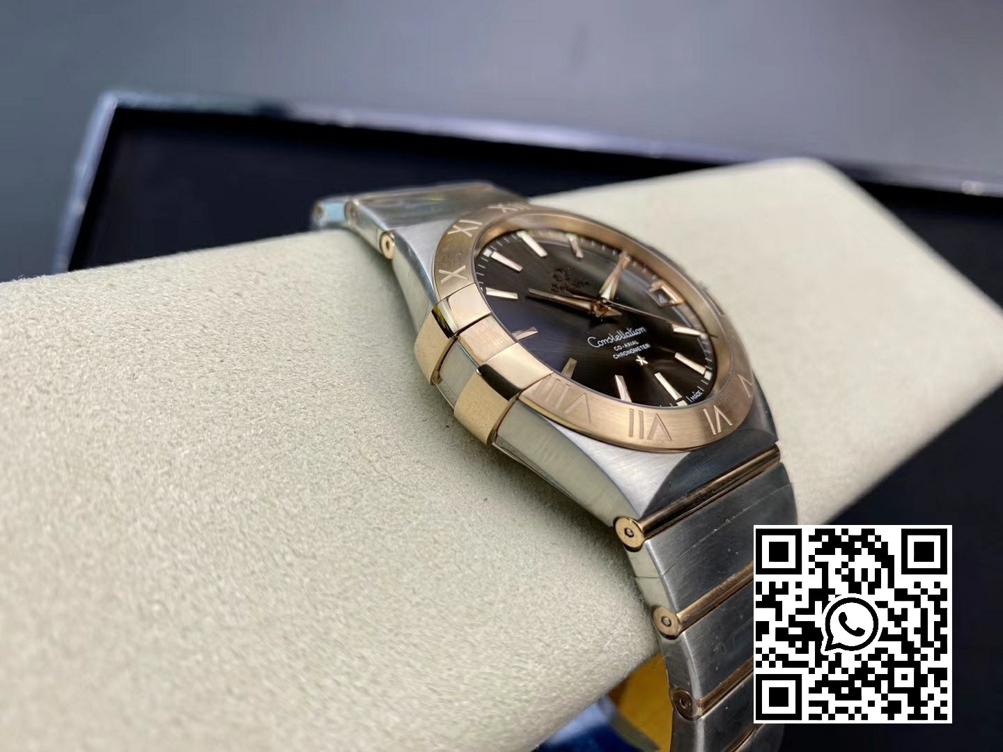 Omega Constellation 38mm SS/RG VS Factory 1:1 Best Edition Brown Dial