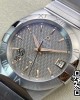 Omega Constellation 38mm SS/RG VS Factory 1:1 Best Edition Gray Textured Dial