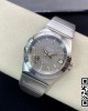 Omega Constellation 38mm SS/RG VS Factory 1:1 Best Edition Gray Textured Dial