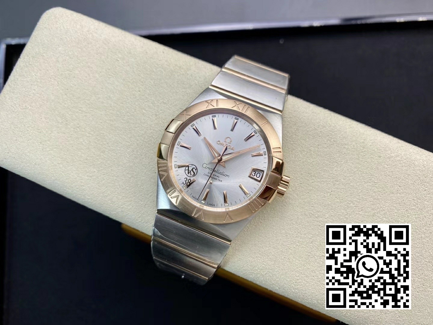 Omega Constellation 38mm SS/RG VS Factory 1:1 Best Edition Silver Dial