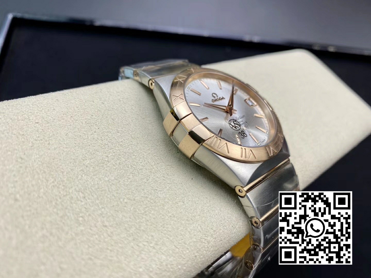 Omega Constellation 38mm SS/RG VS Factory 1:1 Best Edition Silver Dial