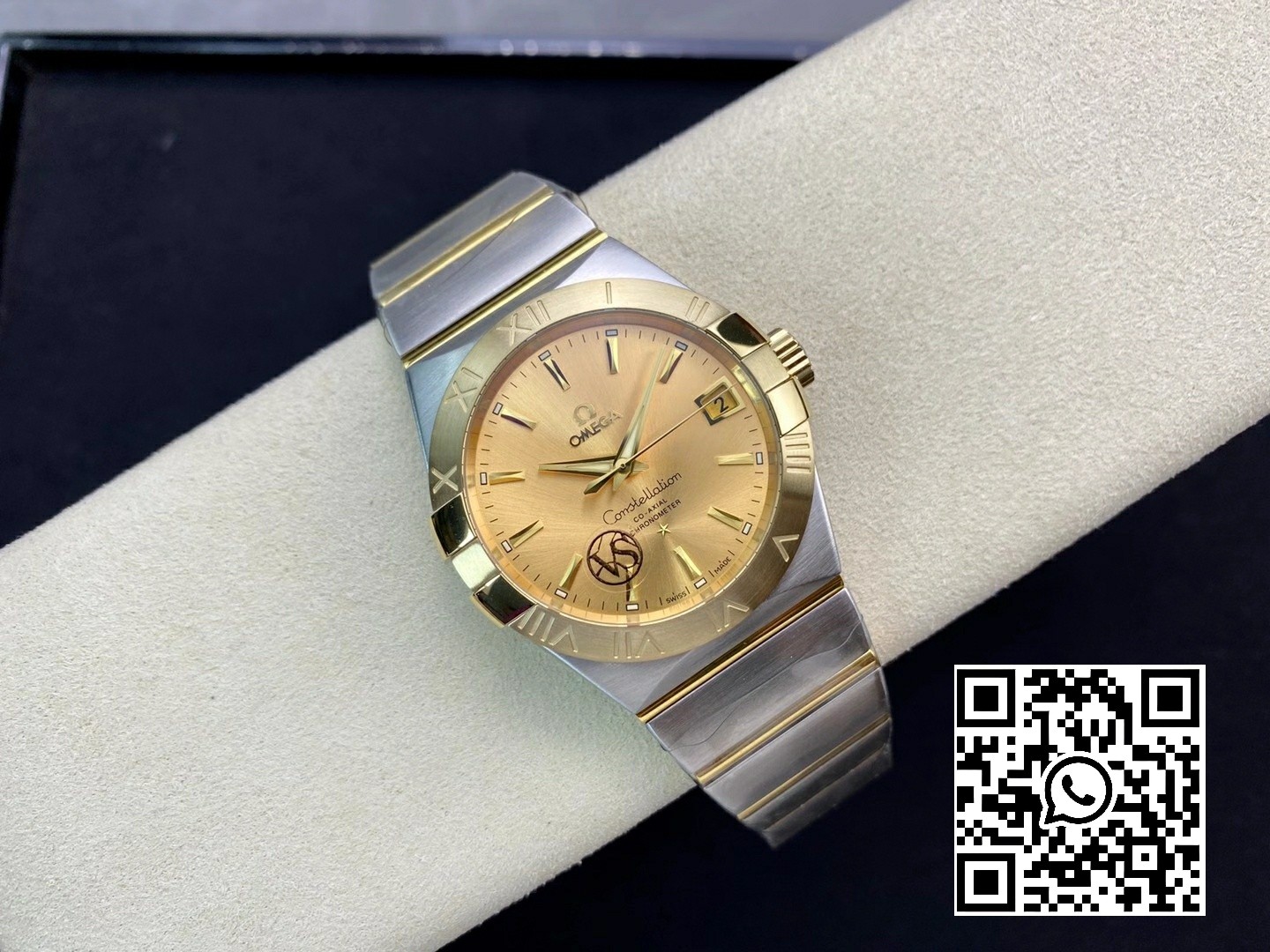 Omega Constellation 38mm SS/YG VS Factory 1:1 Best Edition Yellow Gold Dial