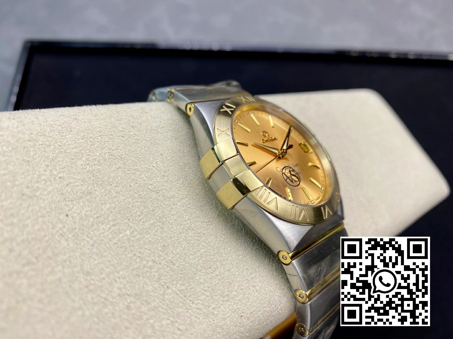 Omega Constellation 38mm SS/YG VS Factory 1:1 Best Edition Yellow Gold Dial