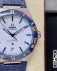 Omega Constellation Blue Ceramic SS VS Factory 1:1 Best Edition White Dial