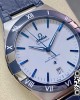 Omega Constellation Blue Ceramic SS VS Factory 1:1 Best Edition White Dial