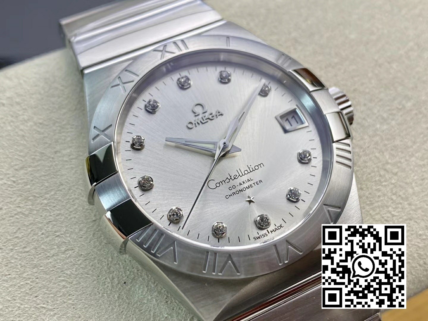 Omega Constellation 38mm SS VS Factory 1:1 Best Edition Silver Dial